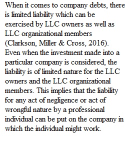CH 38 Limited Liability Companies
